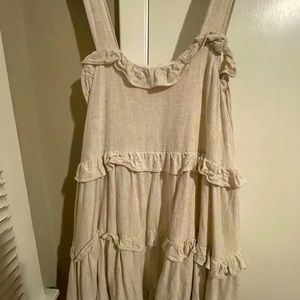 Canvas summer dress